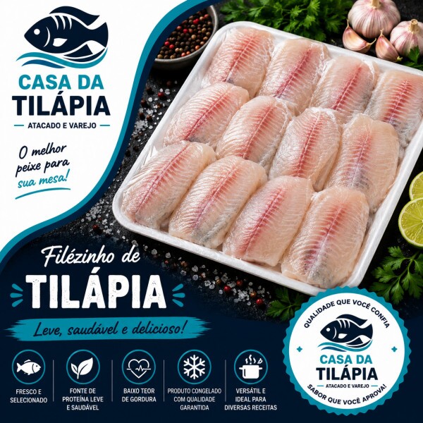FILÉZINHO DE TILÁPIA 01 Kg FILÉZINHO DE TILÁPIA 01 Kg