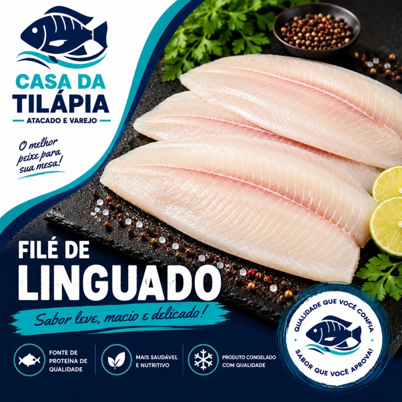 FILÉ DE LINGUADO 01 Kg FILÉ DE LINGUADO 01 Kg