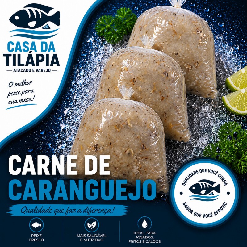 CARNE DE CARANGUEJO 500g CARNE DE CARANGUEJO 500g