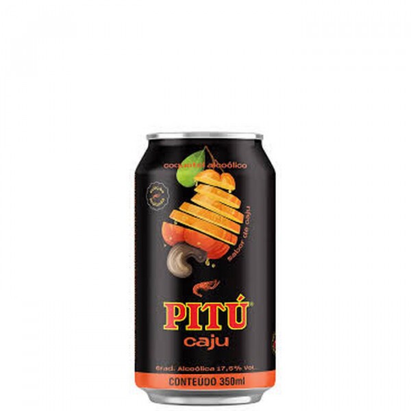 CACHAÇA PITÚ CAJU LT 350ML