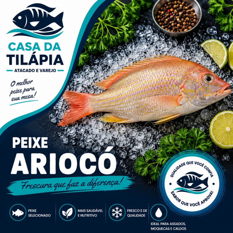 PEIXE ARIOCÓ INTEIRO 01 KG