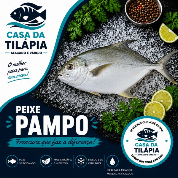 PEIXE PAMPO INTEIRO 01 KG
