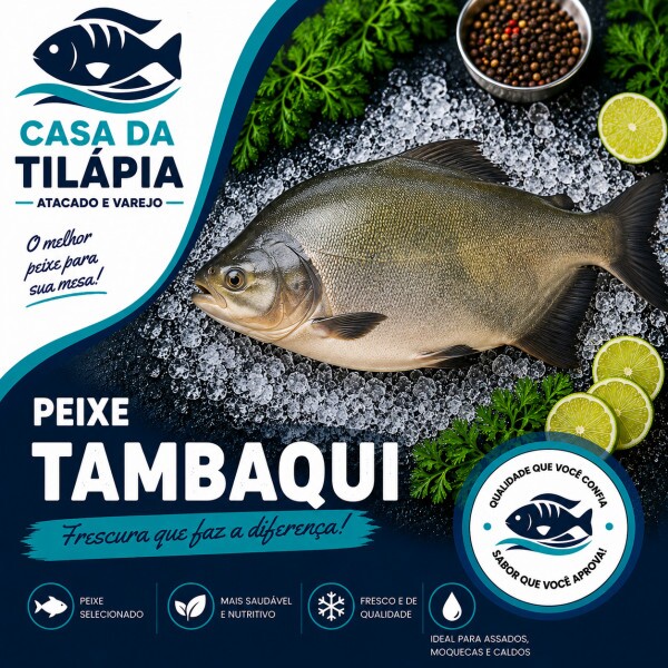 PEIXE TAMBAQUI INTEIRO 01 KG