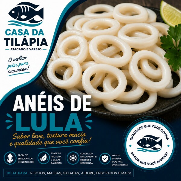 ANÉIS DE LULA 01 KG ANÉIS DE LULA 01 KG