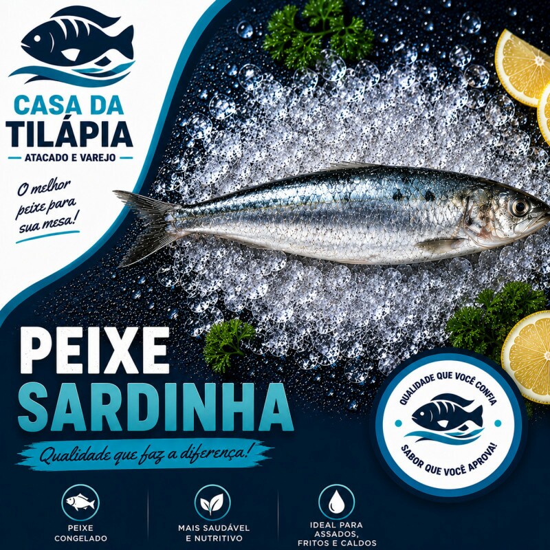 PEIXE SARDINHA INTEIRO 01 KG