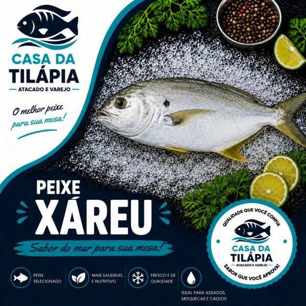 PEIXE XÁREU INTEIRO 01 KG