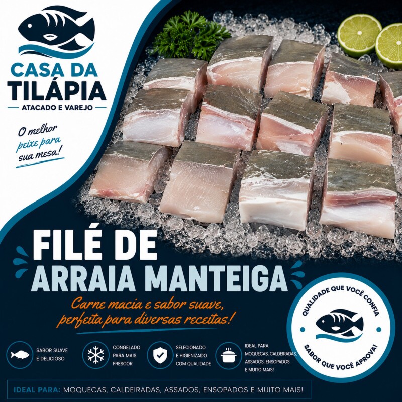 FILÉ DE ARRAIA MANTEIGA FILÉ DE ARRAIA MANTEIGA