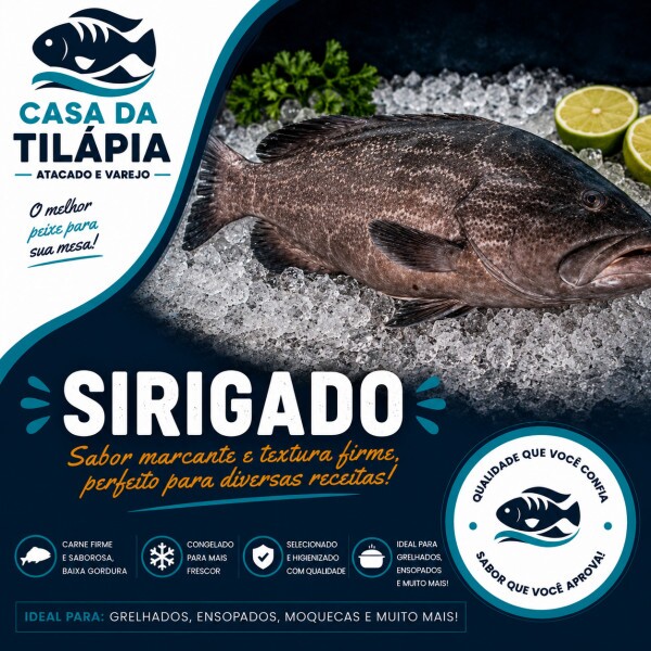 PEIXE SIRIGADO INTEIRO 01 Kg PEIXE SIRIGADO INTEIRO 01 Kg