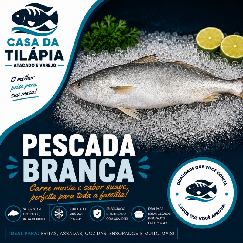 PEIXE PESCADA BRANCA INTEIRO 01 KG PEIXE PESCADA BRANCA INTEIRO 01 KG