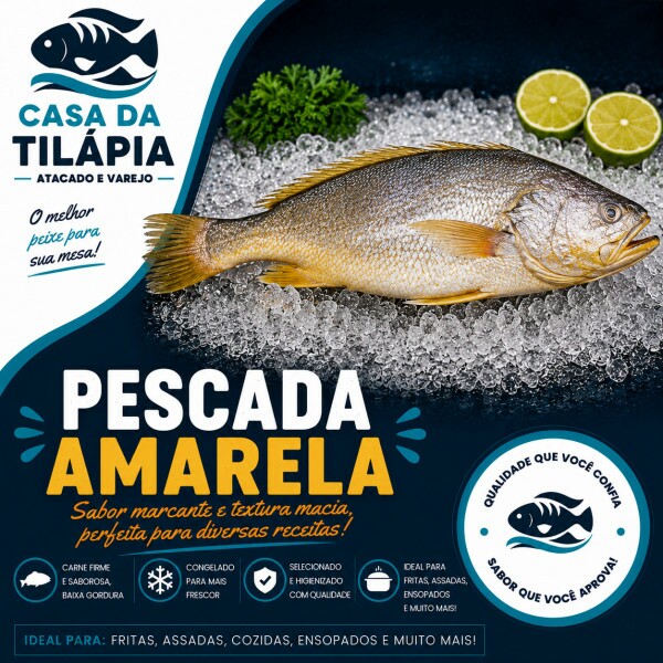 PEIXE PESCADA AMARELA INTEIRO 01 KG PEIXE PESCADA AMARELA INTEIRO 01 KG