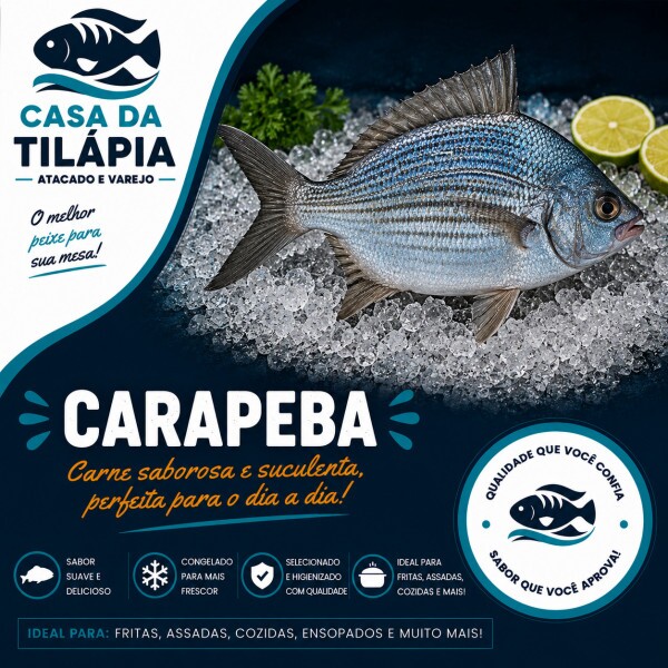PEIXE CARAPEBA INTEIRO 01 KG PEIXE CARAPEBA INTEIRO 01 KG