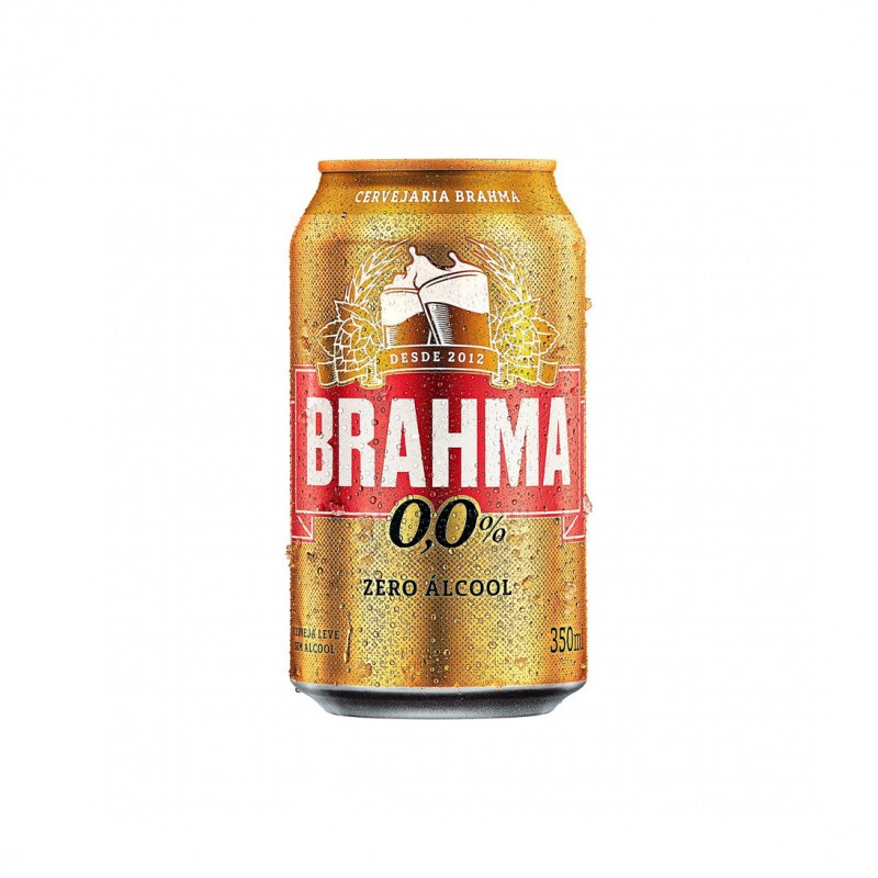 CERVEJA BRAHMA ZERO LATA 350 ML CERVEJA BRAHMA ZERO LATA 350 ML