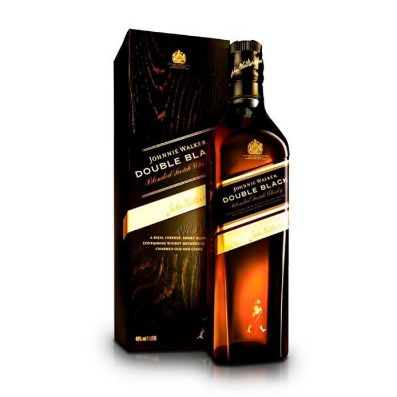 WHISKY JOHNNIE WALKER DOUBLE BLACK 01 L WHISKY JOHNNIE WALKER DOUBLE BLACK 01 L