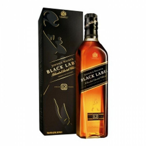 WHISKY JOHNNIE WALKER BLACK LABEL 750 ML