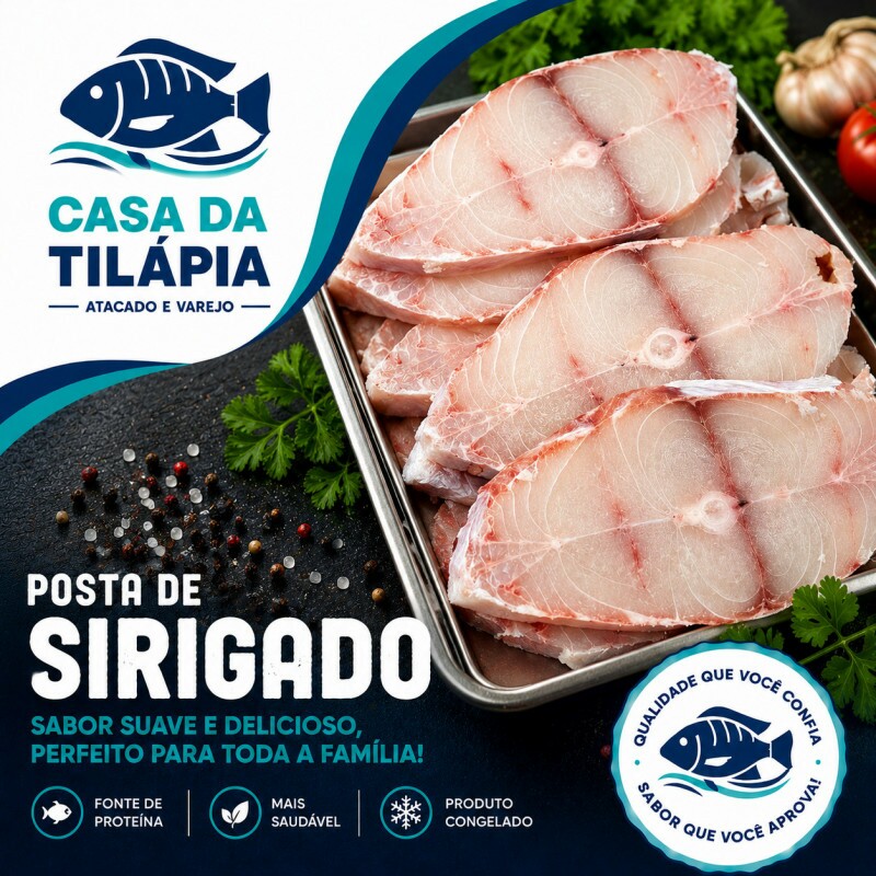 POSTA PEIXE SIRIGADO 01 KG