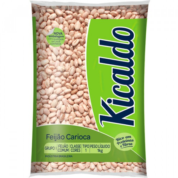 FEIJÃO CARIOCA KICALDO 01 KG FEIJÃO CARIOCA KICALDO 01 KG