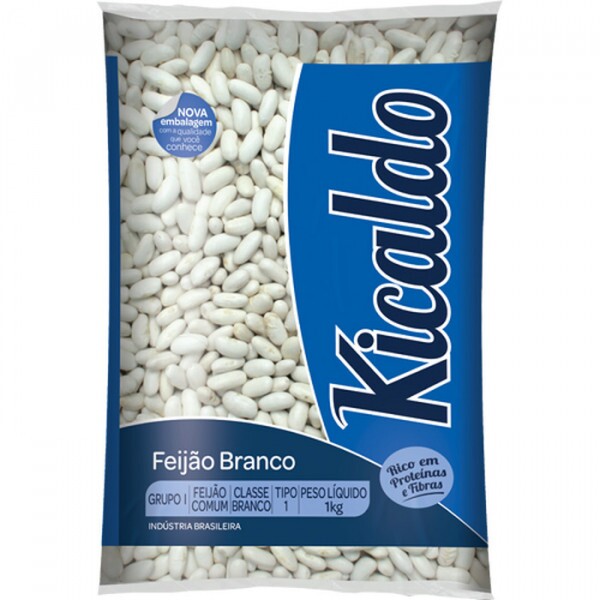 FEIJÃO BRANCO KICALDO 01 KG FEIJÃO BRANCO KICALDO 01 KG