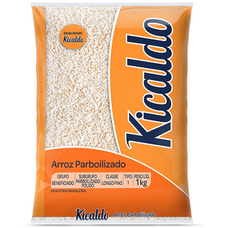 ARROZ PARBOILIZADO KICALDO 01 KG ARROZ PARBOILIZADO KICALDO 01 KG
