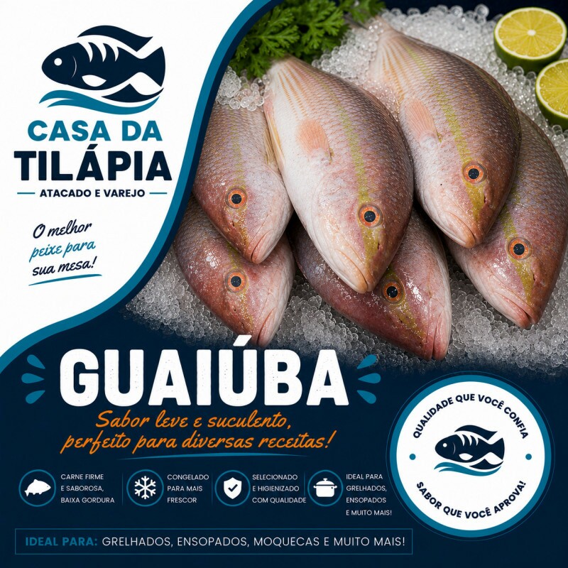 PEIXE GUAIÚBA INTEIRO 01 KG PEIXE GUAIÚBA INTEIRO 01 KG