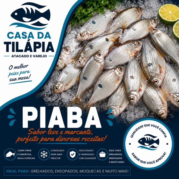 PEIXE PIABA INTEIRO 01 KG PEIXE PIABA INTEIRO 01 KG